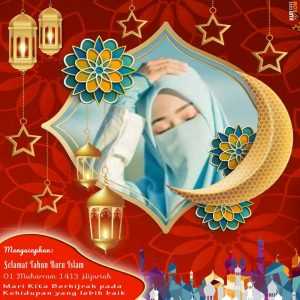 Liputan Jawa|Twibbon Tahun Baru Hijriyah 1 Muharam beserta contohnya !!